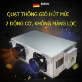 Quạt Thông Gió Hai Chiều LEIBNIZ – 2 Cửa Hút, 1 Cửa Xả, Trao Đổi Khí Êm Ái Chuẩn Đức