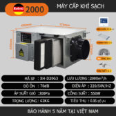 LEIBNIZ – DÒNG QUẠT LỌC KHÍ 3 LỚP ĐƠN HƯỚNG 400–1200 m³/h | LỌC KHÍ – KHỬ MÙI – TIẾT KIỆM – ÊM ÁI CHUẨN ĐỨC